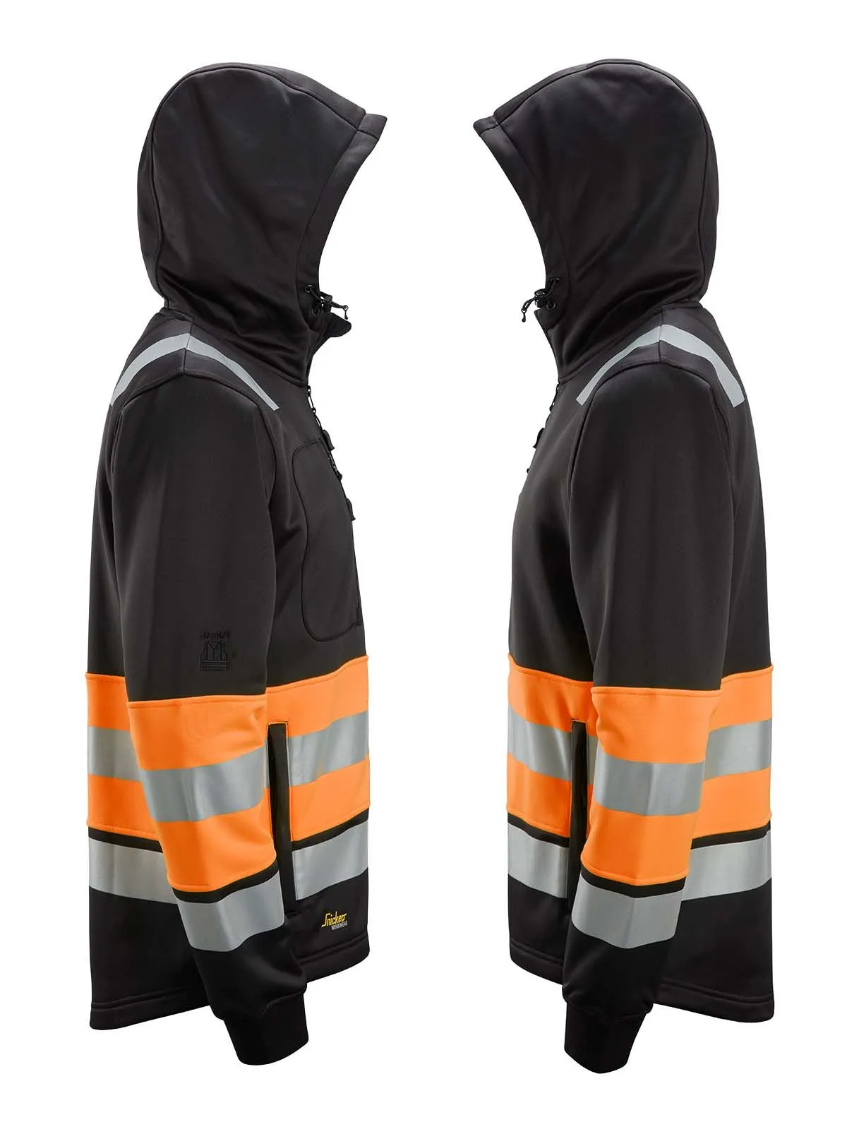 8038&#x20;High&#x20;Vis&#x20;Work&#x20;Hoodie&#x20;Full&#x20;Zip&#x20;Class&#x20;1&#x20;-&#x20;Snickers