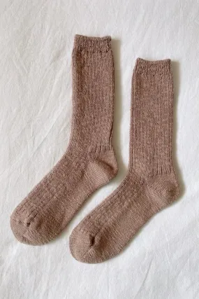 Le Bon Cottage Socks - Toffee